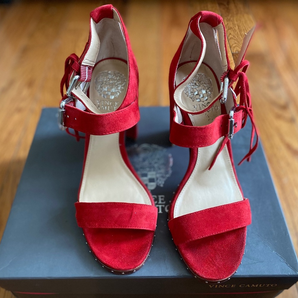 Sexy Red Vince Camuto Heels